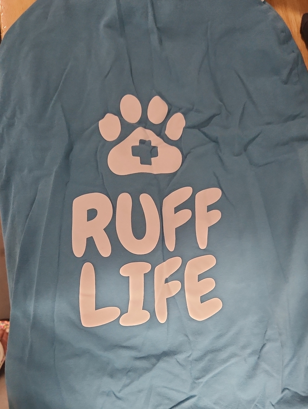 Ruff Life Light Blue Belly Guard Dog Shirt